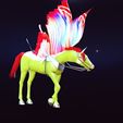 GH.jpg HORSE - DOWNLOAD Horse 3d model - for  3D Printing AND FBX RIGGED FOR 3D PROJECT PEGAUS PEGASUS HORSE 3D