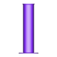 reagenzglas_D24xh110_norip.stl Druckbare Reagenzgläser in DM 24 mm, Laborgläser für Vasen, Printable test tubes in DM 24 mm, laboratory glasses for vases