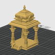 Screenshot-2026-06-07-170548.png Golden Temple mandapam 3MF & STL | Traditional Decorative Shrine | God's Place | Hindu Pooja room