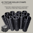 XPS4_large.png 40 CLAY AND XPS FOAM TEXTURE ROLLER STAMP (Trial)