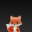Ekran-goruntusu-2026-02-21-014401.png Low Poly Fox on Cloud - Glowing Orb Edition -  3D Printable - STL