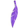 STL.stl Feather pendant or necklace