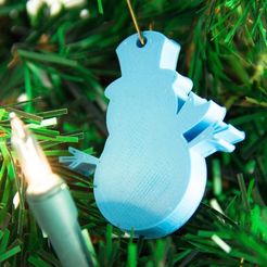 700c295be4ebc4179e1a82f73dea3dc5_display_large.jpg Free STL file SnowmanOrnament・Model to download and 3D print