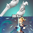 Favonius04.png Fichier 3D Favonius Sword Genshin Impact STL・Plan à imprimer en 3D à télécharger