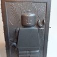 P7301220_1.JPG Carbonite Encased LEGO Mini Figure with Optional Control Panels and 2 Stands