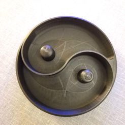 Tazón de nuez Yin & Yang (refinado)