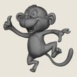 Monkey-Toy-Print-Ready-3D-Model-01.jpg Affe Spielzeug Print Ready 3D Modell