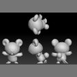 1.jpg Archivo STL Pokemon Teddiursa Ursaring・Idea de impresión 3D para descargar