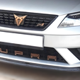 3cupra.png CUPRA Bumper Lettering Lower Grille