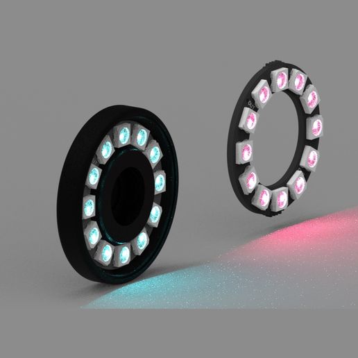 Case for Neopixel Ring 12 3D model