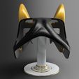 76d37a84415ab7db156c4d93263ffa66_display_large.jpg Free STL file "Mean As Hell" Dog Helmet・3D printable design to download