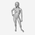 9.jpg Elf Statue Low-poly 3D model
