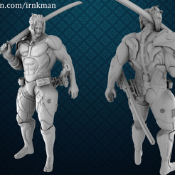 Sam.png Archivo STL Jetstream Sam (Metal Gear Rising)・Plan para descargar y imprimir en 3D