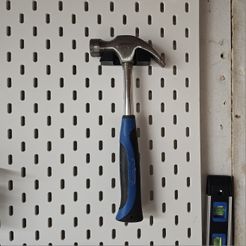 20240327_171047.jpg Peg Board Hammer and Shifting Wrench Holder (IKEA Skadis).