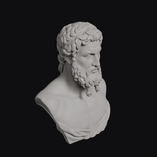 Bust_of_Cronus_0003.jpg Cronus Titan Braided Beard Bare Chested Bust Statue