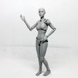 004.jpg Lady Figure the 3D printed female action figure