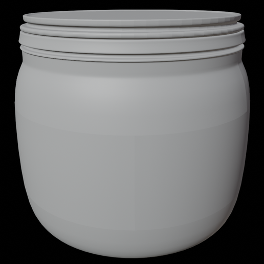 Threaded Storage Jar Container