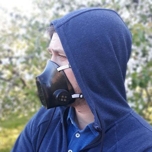 Mask in the style of Space Marine (WH40K) - 3D model önizlemesi