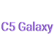 C5 Galaxy_name.stl Wall silhouette - US Military Aviation - C5 Galaxy