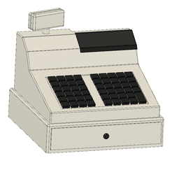 caisse enregistreuse 1.png Fichier STL gratuit Caisse enregistreuse 1:14・Objet pour imprimante 3D à télécharger