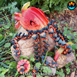 yrtytry.png Harvest Lurker, Halloween Pumpkin Octopus, Articulating Flexi Wiggle Pet, Fall Season Jack-o-lantern