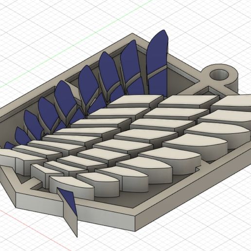 Attack on Titan Survey Corps Keychain 3D model