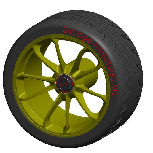 Wheel/Rim Porshe GT3 3D model