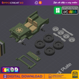 JEEPWILLYS-PORTADA1.png 4x4 War Vehicle - STL Digital Download for 3D Printing