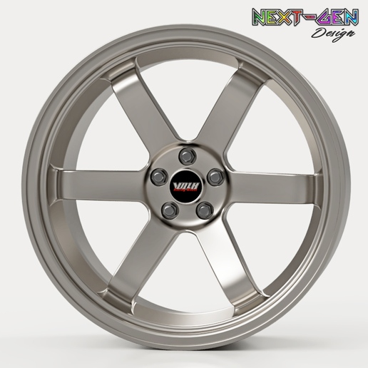 Next-Gen Rim - Rays / Volk Racing "TE37"  (STL FILE)