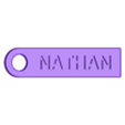 key-chain_20161204-16085-ruu5ak-0.stl Personalized Key Chain - NATHAN