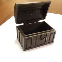 coffre0.jpg Free STL file Pirate chest, dolls・3D printing design to download