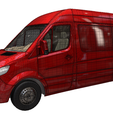 6.png Mercedes Sprinter 2021 Van (Red)