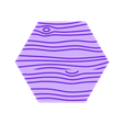 1_Hex_Tiles_No_Lip_-_WoodTile.stl Terrain Overlay Tiles For Gloomhaven