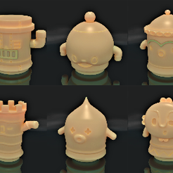 Pack-1.5.png Fichier STL PACK 1 - Gyroïdes - Animal Crossing New Horizons・Design imprimable en 3D à télécharger