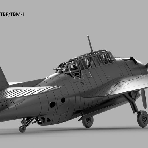 🦸 1/350 US Navy TBF/TBM-1/1C/1D/3/3D/3E Avenger (6 Variants) [STL]・ 3D ...