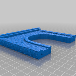 tunnel_single-3.png Free 3D file 3 Stone Single Tunnel Portal - HO Scale・Template to download and 3D print