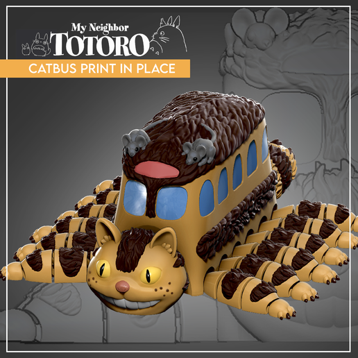 CatBus - My Neighbor Totoro 3D model