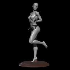Ftiness-Girl-001-001.jpg 3D file Fitness Girl 001・3D printable design to download