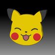 PikachuFace.jpg Fichier STL VISAGE PIKACHU SHAMPOING SOLIDE ET MOULE POUR POMPE À SAVON・Plan imprimable en 3D à télécharger