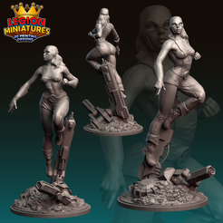 jean1.png STL file Marvel crisis protocol jean classic presupported included・3D printable design to download