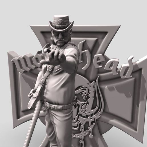 STL file Lemmy Kilmister motorhead - 3Dprinting 3D 🎸 ・3D printable ...