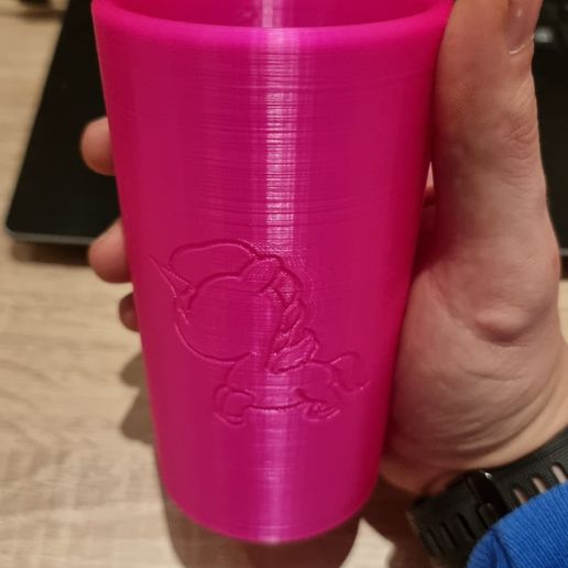 Toothbrush cup Unicorn 3D model