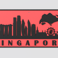 1e72ff48-c681-40b8-bdd9-4a91168c714d.png Wall Plate Skyline - Singapore