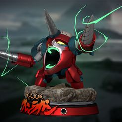 01.jpg Файл STL Tengen Toppa Gurren-Lagann・Модель для загрузки и печати в формате 3D
