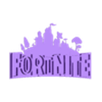 Block-UFortnite LED v1.stl Fortnite logo