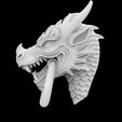 Dragon-Head.3.jpg Dragon Head Door Knocker 3D Printable Mode