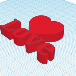 love.png Free STL file Valentine Love Letters・3D printer model to download