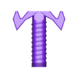 BXN_Sword_-_Corps.stl Collapsible Sword - Épée dépliable - No support / Print In place Version 1
