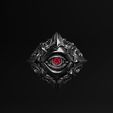 1.jpg Project Comte Inspired Vamp Vision Ring – Gothic Vampire Printable 3D Model
