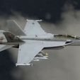 9_result.jpg F18F Super Hornet-Rigged-with Cocpit - Changeable decal and text Low-poly